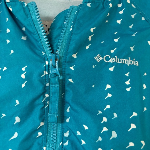 Girls Columbia lightweight jacket 4T Blue - Picture 6 of 6